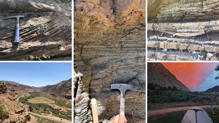 Channel deposits in the Uinta Basin